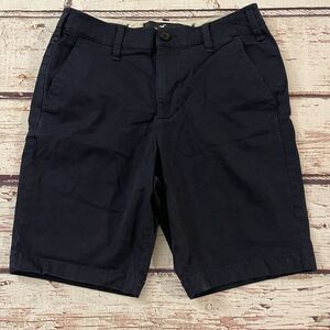 Hollister Mens Flat Front Shorts 9"Epic Flex Chino Shorts‎ Blue Size 29
